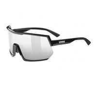 Uvex Sportstyle 235 Mirrored Sunglasses Noir Mirror Silver/CAT3 Black Matte