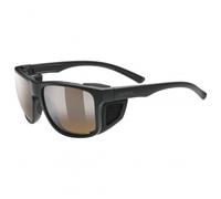 Uvex Sportstyle 312 Vpx - Lunettes de Sport pour Hommes et Femmes - à Teinte Variable - Polarisées - Black Matt/Brown - One Size