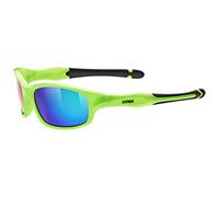 uvex Sportstyle 507 - Lunettes de Soleil pour Enfants - Effet Miroir - Bandeau Compris - Green/Green - One Size