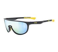 uvex sportstyle 515, lunettes de soleil, Enfant unisexe, black matt/mirror yellow, one size