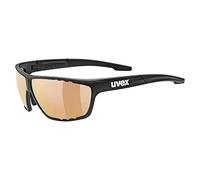 Uvex Sportstyle 706 Cv V Mirrored Photochromic Sunglasses Noir Colorvision Litemirror Red Variomatic/CAT1-3 Black Mat