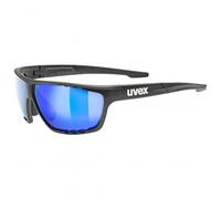 Uvex Unisexe - Adulte, Sportstyle 706 Lunettes de sport Noir mat/bleu, taille unique