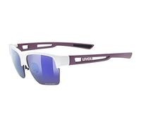 Uvex Sportstyle 805 Cv - Lunettes Extérieures pour Hommes et Femmes - à Contraste Élevé - Effet Miroir - Pearl Prestige Matt/Plasma - One Size