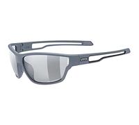 Uvex sportstyle 806 V - lunettes extérieures pour hommes et femmes - à teinte variable - anti-buée - grey matt/smoke - one size