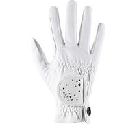 Uvex Sportstyle Diamond - Gants d’équitation Élastiques pour Hommes et Femmes - Durable - Orné de Cristaux Swarovski® - White - 7