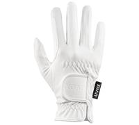 uvex Sportstyle - Gants d’équitation Élastiques pour Hommes et Femmes - Excellente Adhérence et Durable - Compatible avec un Écran Tactile - White - 7,5