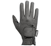 uvex Sportstyle - Gants d’équitation Élastiques pour Hommes et Femmes - Excellente Adhérence et Durable - Compatible avec un Écran Tactile - Black - 6,5