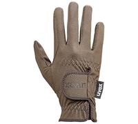 uvex Sportstyle - Gants d’équitation Élastiques pour Hommes et Femmes - Excellente Adhérence et Durable - Compatible avec un Écran Tactile - Brown - 7,5