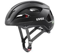 uvex Stride - Casque de Bicyclette léger pour Adults - réglage de la Taille Individuel - 0 - Black Matt - 56-59 cm