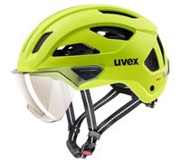 Casque ville uvex stride visor mips vert lime