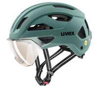 Uvex - Stride Visor Mips Cat. 1 - Casque de cyclisme - 53-56 cm - sage green matt / litemirror silver