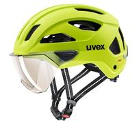 Uvex - Stride Visor Mips Cat. 1 - Casque de cyclisme - 59-61 cm - lime matt / litemirror silver