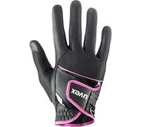 uvex Sumair - Gants d’équitation Flexibles pour Hommes et Femmes - Durable - Ventilation Optimale - Black-Pink - 7