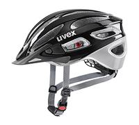 uvex True - Casque Polyvalent Léger pour Femmes - Réglage de la Taille Individuel - à Compléter avec Un Éclairage LED - Black-Silver - 55-58 cm