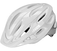 uvex True - Casque Polyvalent Léger pour Femmes - Réglage de la Taille Individuel - à Compléter avec Un Éclairage LED - White-Silver - 55-58 cm
