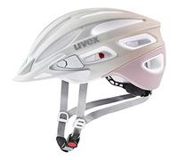 uvex True CC - Casque Polyvalent léger pour Femmes - Ajustement Individuel - Extensible avec éclairage LED - Sand-Dust Rose Matt - 55-58 cm