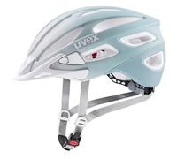 uvex True CC - Casque Polyvalent léger pour Femmes - Ajustement Individuel - Extensible avec éclairage LED - Papyrus-Peacock Matt - 55-58 cm