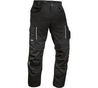 Uvex Tune Up Pantalon de Travail Homme - Pantalon Cargo - avec Poches Pratiques et Poches Rembourrées au Niveau du Genou : Chantier - Carreleur - Menuisier - Electricien - Plombier - Peintre,Noir,56