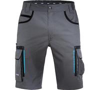 Uvex Tune-Up Pantalons Courtes de Travail pour Hommes - Shorts Cargo Bermuda - Multiples Poches,Gris,58