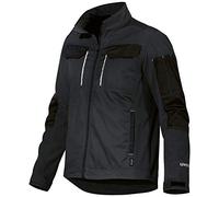 Uvex Tune-Up Veste de Travail Softshell pour Homme - Respirante & Hydrofuge - Noir - 3XL