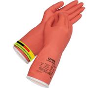 Uvex u-chem 3500 1 paire de gants de protection chimique contre l'acétone, les produits de nettoyage, la colle et les solvants - Robuste et flexible - Orange