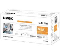 uvex u-fit lite 6016807 100 pc(s) Gants à usage unique Taille: S EN 420:2003+A1:2009, EN 374-1:2016+A1:2018, EN 374-5:2016, EN 374-4