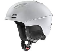uvex Ultra - Casque de Ski pour Hommes et Femmes - Réglage de la Taille Individuel - Ventilation Optimisée - Silver/Black - 55-59 cm
