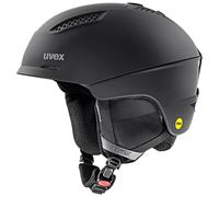 uvex Ultra MIPS - Casque de Ski pour Hommes et Femmes - Système MIPS - Réglage de la Taille Individuel - All Black Matt - 55-59 cm