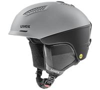 uvex Ultra MIPS - Casque de Ski pour Hommes et Femmes - Système MIPS - Réglage de la Taille Individuel - Rhino - Black Matt - 55-59 cm