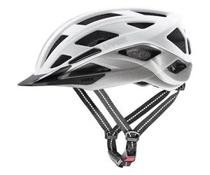 Uvex Unisex City I-Vo 2 Casque de vélo, White-Silver Matt, 52-57cm