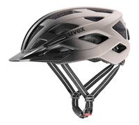uvex Urban Explorer - Casque de Bicyclette léger pour Adults - réglage de la Taille Individuel - Doublure Lavable - Black-Warm Grey Matt - 52-57 cm
