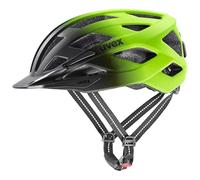 uvex Urban Explorer - Casque de Bicyclette léger pour Adults - réglage de la Taille Individuel - Doublure Lavable - Black-Neon Yellow Matt - 52-57 cm