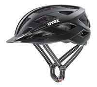uvex Urban Explorer - Casque de Bicyclette léger pour Adults - réglage de la Taille Individuel - Doublure Lavable - Black Matt - 52-57 cm