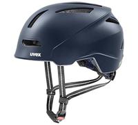 uvex Urban Planet - Casque de Bicyclette léger pour Adults - réglage de la Taille Individuel - Ventilation optimisée - Deep Space Matt - 54-58 cm