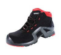 uvex uvex Bottines à lacets noir/rouge uvex 1 x-tended support, S3, pointure UE : 36 Quantité:1
