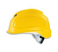 uvex Uvex Casque de protection uvex pheos, taille 52 cm - 61 cm, jaune, visière courte Quantité:1