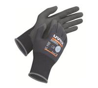 uvex uvex Gants de montage avec bord-côte uvex phynomic, paume et bouts des doigts imprégnés d’aqua-polymère, taille 7 Quantité:10