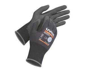 uvex uvex Gants de montage avec bord-côte uvex phynomic, paume et bouts des doigts imprégnés d’aqua-polymère, taille 7 Quantité:10