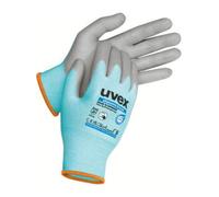 uvex uvex Gants de protection uvex phynomic C3, paume et bouts des doigts avec revêtement mousse polymère Aqua, taille 11 Quantité:10