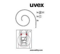 uvex uvex Lacets 95913 noir Quantité:1
