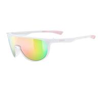 Uvex Lunettes de soleil Sportstyle 515 Enfant unisexe Blanc mat/Miroir rose Taille unique