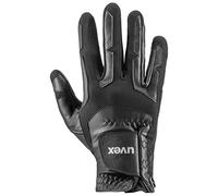 uvex Ventraxion Plus - Gants d’équitation Flexibles pour Hommes et Femmes - Durable - Ventilation Optimale - Black - 7-8