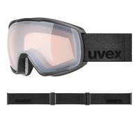 Masque Uvex Victorious S V noir mat avec lentille photochromique Vario Silver Mirror