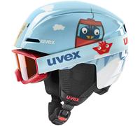 UVEX VITI SET casque de ski enfant bleu clair-birdy 51-55cm