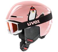 UVEX VITI SET casque de ski enfant rose-pingouin 46-50cm