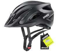 uvex Viva 3 - Casque Polyvalent Léger pour Hommes et Femmes - Réglage de la Taille Individuel - Doublure Lavable - Black Matt - 56-62 cm