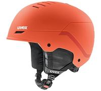 uvex Wanted - Casque de Ski pour Hommes et Femmes - Réglage de la Taille Individuel - Ventilation Optimisée - Fierce Red Stripes Matt - 54-58 cm