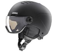 Uvex - Wanted Visor Pro V - Casque de ski - 54-58 cm - black matt / clear