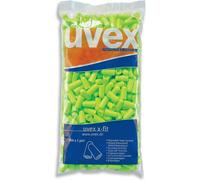 Uvexrs Bouchons d'oreille X-Fit 2112003 Vert Snr 37 Db (21120)-M (200 pièces)