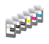 UVQAPXWD Cartouche d'encre Compatible PFI-107 pour Fournitures d'imprimante IPF670 IPF680 IPF685 IPF770 IPF780 IPF785 avec puces Pleines d'encre pour numéro de pièce PFI107(One Set-6PCS)